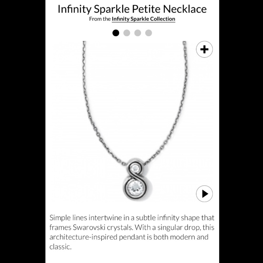 Brighton infinity sparkle necklace